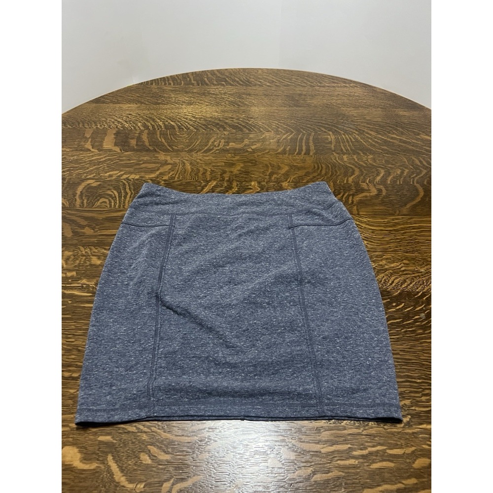 Athleta Soho Skirt Womens Medium Charcoal Heather Lounge Pull On Active